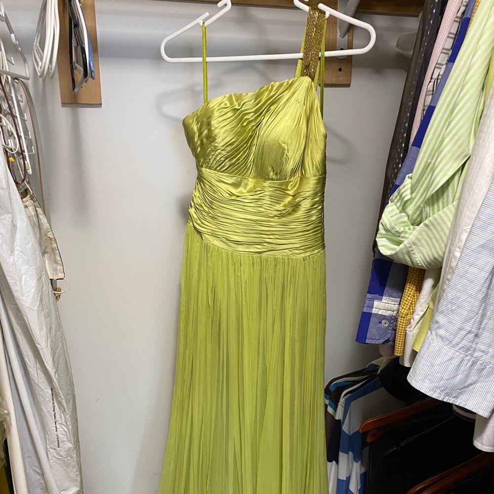 Jovani gala dress green